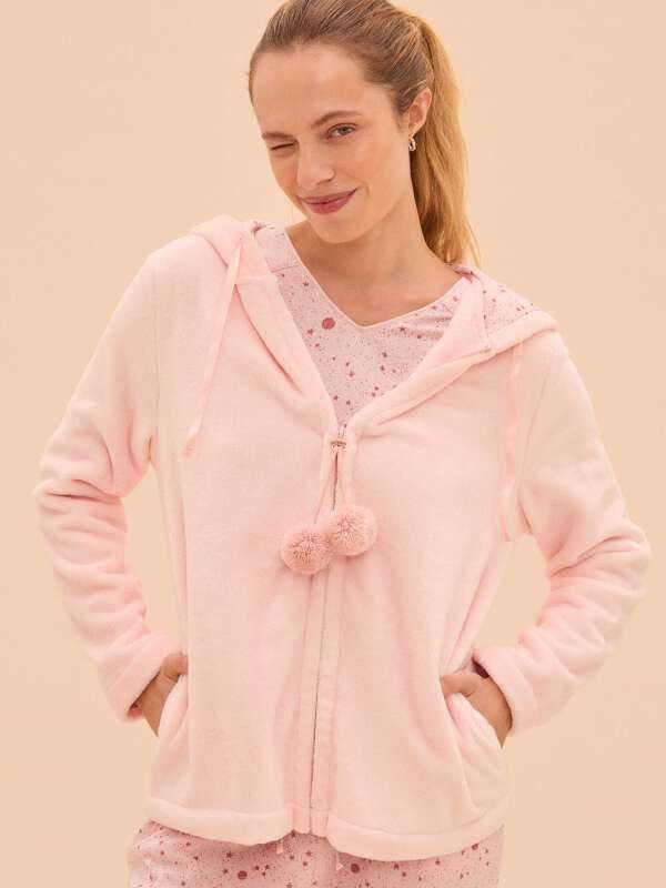 Rose Pyjama 3 pièces - Stellaire 1