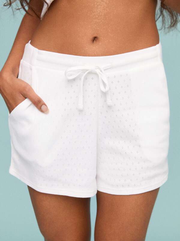 Blanc Short de pyjama - Essentiel 1