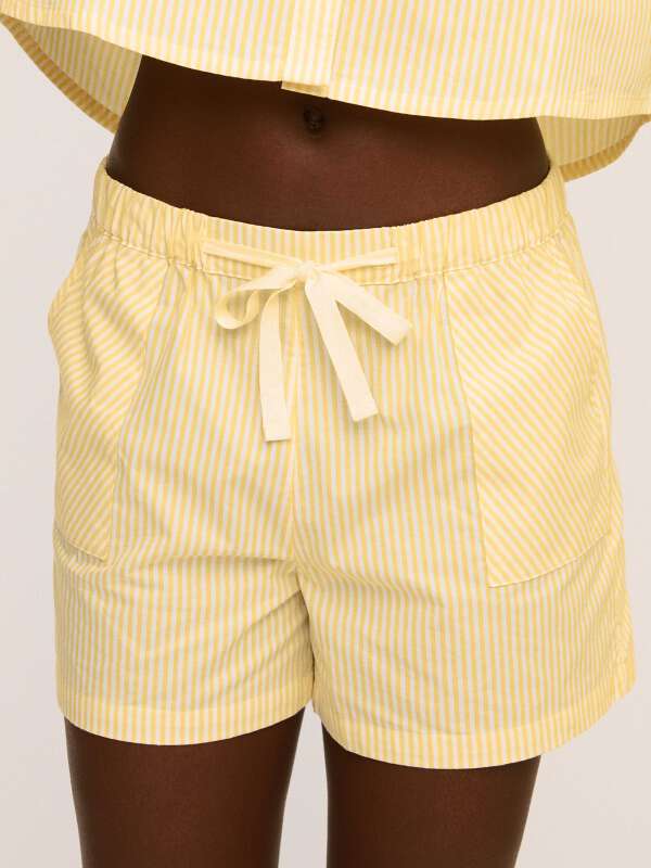 Jaune Short de pyjama - Sauge 1