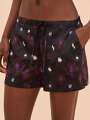 Bleu Short de pyjama - Super Nature 1