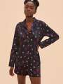 Bleu Short de pyjama - Super Nature 3
