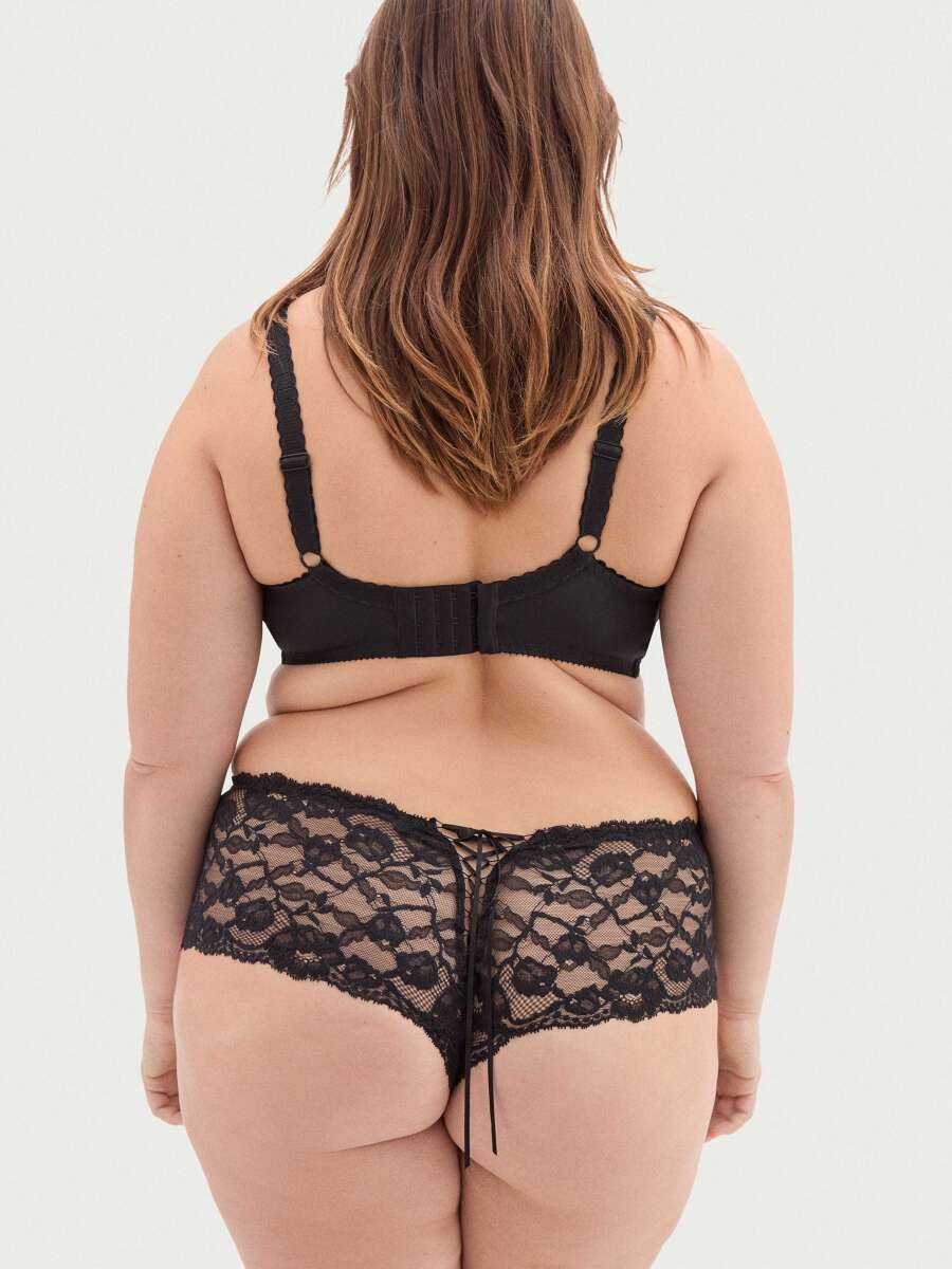 Shorty String Darjeeling – Taille S – Noir – Modèle Sarah – Réf 04411S5 – Neuf