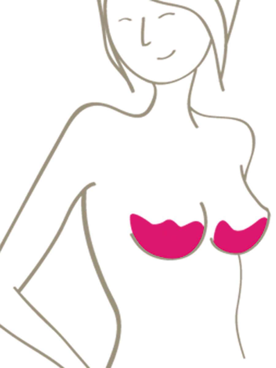 Soutien-gorge Auto-adhésif Merry Style BS02 - Sans Bretelles, Invisible Sous Vêtements, Réutilisable