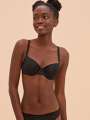 Noir Soutien-gorge coques - Milo 1