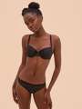 Noir Soutien-gorge coques - Milo 3