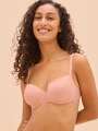 Rose Soutien-gorge coques - Milo 1