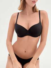 Darjeeling soutien gorge corbeille 95F Loulou Noir - Prêt-à