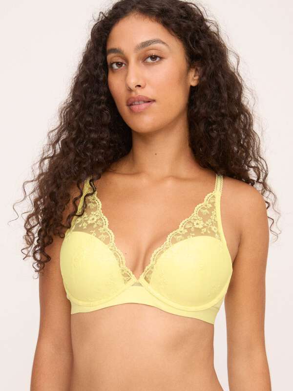 Jaune Soutien-gorge coques - Rita 1