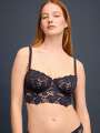 Bleu Soutien-gorge corbeille - Aly 1
