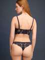 Bleu Soutien-gorge corbeille - Aly 2