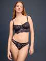 Bleu Soutien-gorge corbeille - Aly 3
