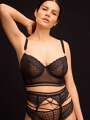 Noir Soutien-gorge corbeille - Arlette 1