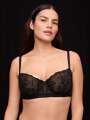 Noir Soutien-gorge corbeille - Barbara 1