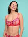 Rouge Soutien-gorge corbeille - Daria 1
