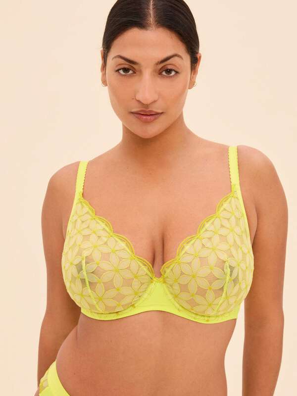 Jaune Soutien-gorge corbeille - Garance 1