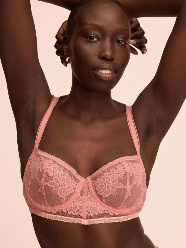 Orange Soutien-gorge corbeille - Gino 1