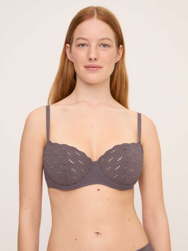 Marron Soutien-gorge corbeille - June 1