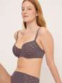 Marron Soutien-gorge corbeille - June 3