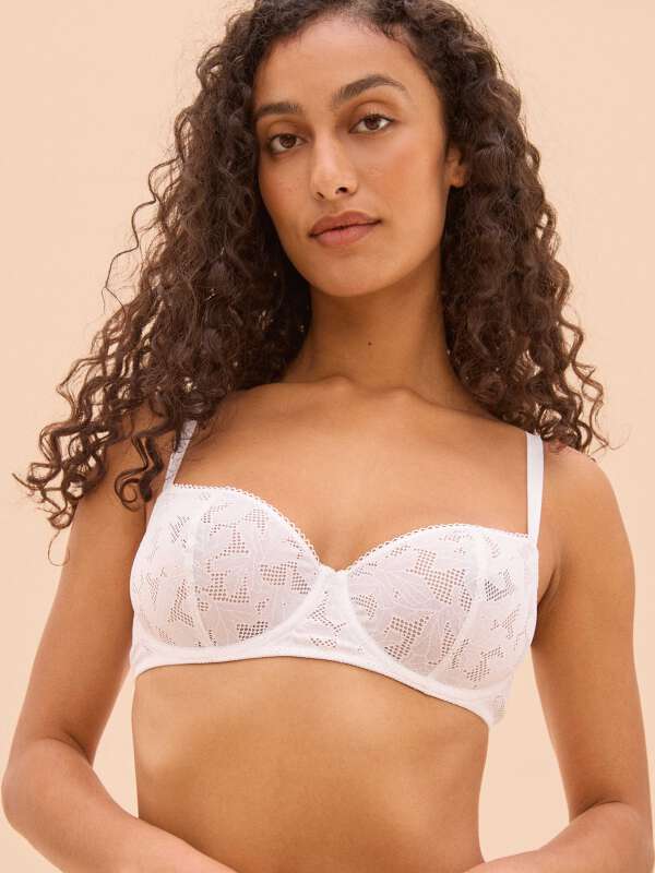 Blanc Soutien-gorge corbeille - Marnie 1