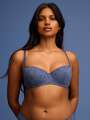 Bleu Soutien-gorge corbeille - Marnie 1