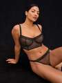 Noir Soutien-gorge corbeille - Martine 4