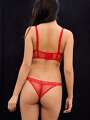 Rouge Soutien-gorge corbeille - Martine 2