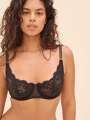 Noir Soutien-gorge corbeille - Mary 1