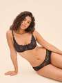 Noir Soutien-gorge corbeille - Mary 3
