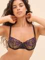 Noir Soutien-gorge corbeille - Maya 1