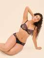 Noir Soutien-gorge corbeille - Maya 3