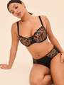 Noir Soutien-gorge corbeille - Maya 3