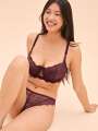 Violet Soutien-gorge corbeille - Mona 3