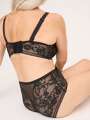 Noir Soutien-gorge corbeille - Monica 2