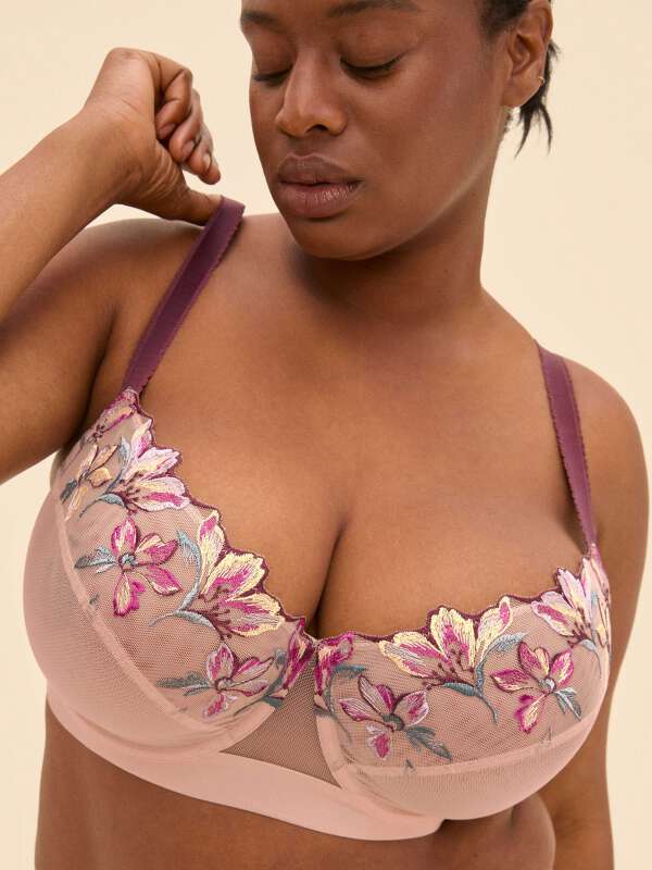 Beige Soutien-gorge corbeille - Rita 1