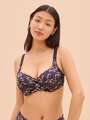 Bleu  Soutien-gorge corbeille - Sarah 1