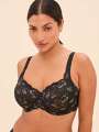 Noir Soutien-gorge corbeille - Sarah 1