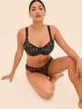 Noir Soutien-gorge corbeille - Sarah 3