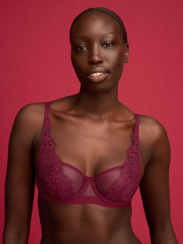 Rose Soutien-gorge corbeille - Suzie 1