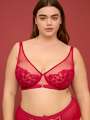 Rouge Soutien-gorge emboîtant - Gigi 1