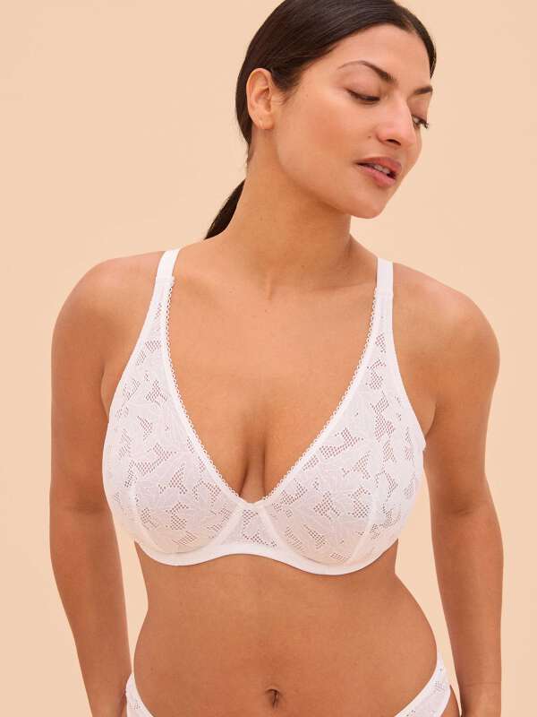 Blanc Soutien-gorge emboîtant - Marnie 1