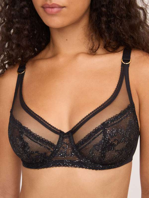 Noir Soutien-gorge emboîtant - Monica 1