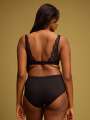 Noir Soutien-gorge plongeant - Rosalie 2