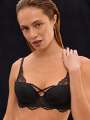 Noir Soutien-gorge push-up - Judith 1