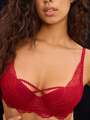 Rouge Soutien-gorge push-up - Judith 1