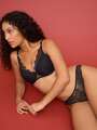 Noir Soutien-gorge push-up - Mona 3