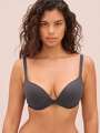 Gris Soutien-gorge push-up - Rosalie 1