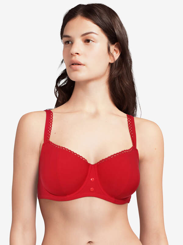 Rouge Soutien-gorge rembourrés - Antibes 1