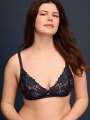 Bleu Soutien-gorge sans armature - Aly 1