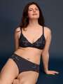 Bleu Soutien-gorge sans armature - Aly 3