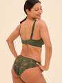 Vert Soutien-gorge sans armature - Aly 2